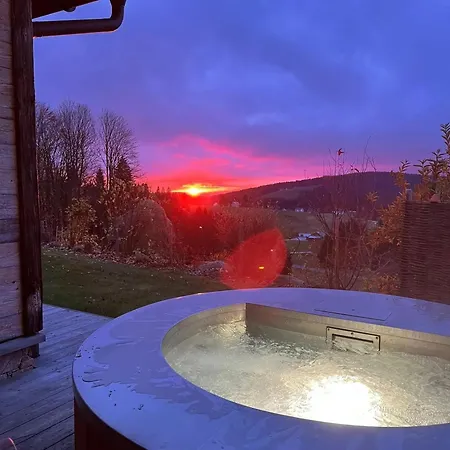 Chalet Dreisessel-chalets Im Bayerischen Wald - Plöckenstein - Mit Whirlpool-sauna-kamin *